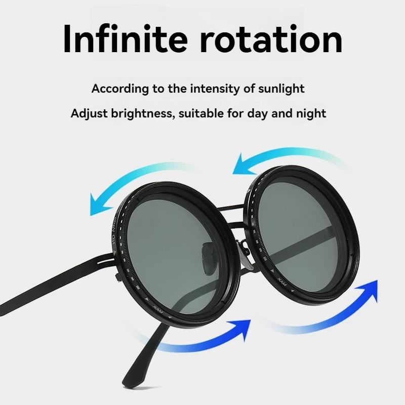 Dimming sunglasses package visual